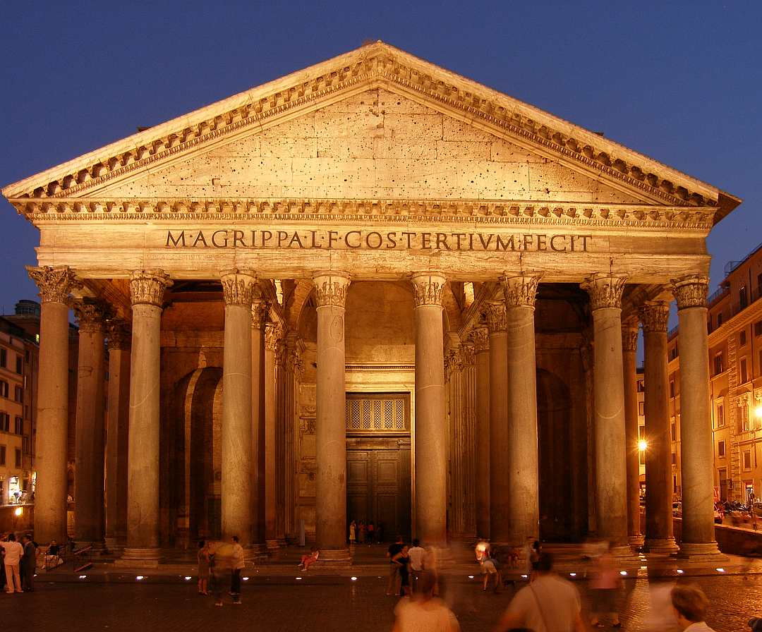 Rom Pantheon bei Nacht web